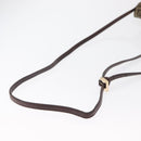 FENDI Zucchino Canvas Shoulder Bag Brown Gold Auth ep12713-7