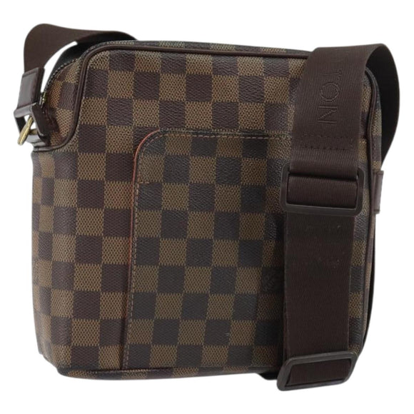 LOUIS VUITTON Damier Ebene Olaf PM Shoulder Bag N41442 LV Auth ep12715