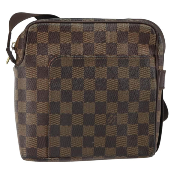 LOUIS VUITTON Damier Ebene Olaf PM Shoulder Bag N41442 LV Auth ep12715
