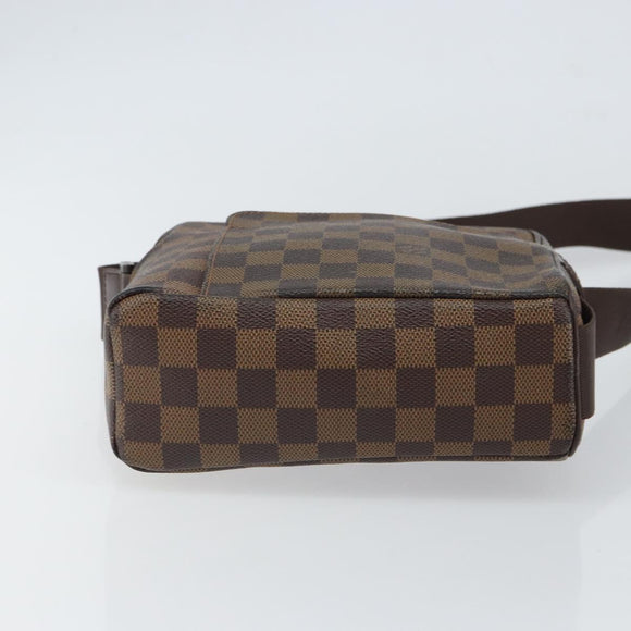 LOUIS VUITTON Damier Ebene Olaf PM Shoulder Bag N41442 LV Auth ep12715