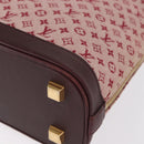 LOUIS VUITTON Monogram Mini Alma Haut Hand Bag Red M92204 LV Auth ep12716-9
