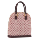 LOUIS VUITTON Monogram Mini Alma Haut Hand Bag Red M92204 LV Auth ep12716-1