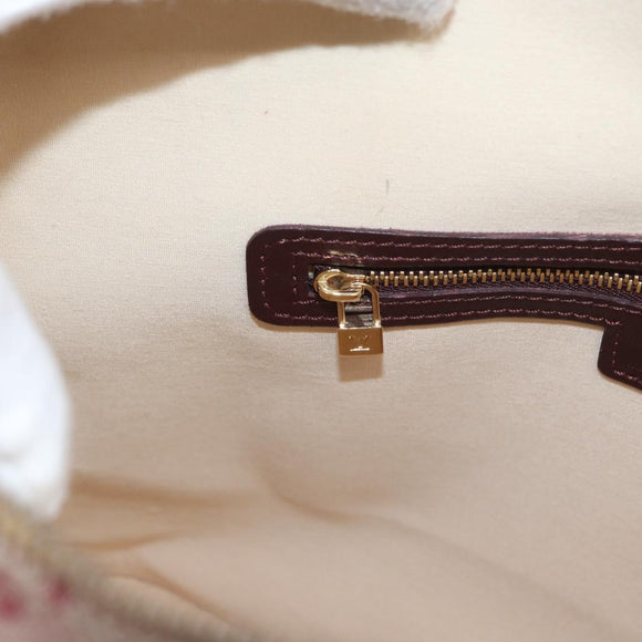 LOUIS VUITTON Monogram Mini Alma Haut Hand Bag Red M92204 LV Auth ep12716