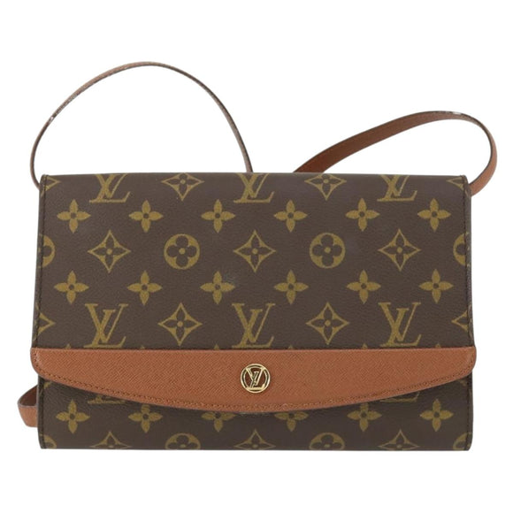 LOUIS VUITTON Monogram Bordeaux 24 Shoulder Bag M51798 LV Auth ep12718