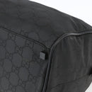 GUCCI GG Canvas Boston Bag Nylon Black Silver 012 0383 08 Auth ep12720-10