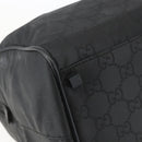 GUCCI GG Canvas Boston Bag Nylon Black Silver 012 0383 08 Auth ep12720-11
