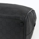 GUCCI GG Canvas Boston Bag Nylon Black Silver 012 0383 08 Auth ep12720-12