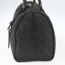 GUCCI GG Canvas Boston Bag Nylon Black Silver 012 0383 08 Auth ep12720-5