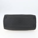 GUCCI GG Canvas Boston Bag Nylon Black Silver 012 0383 08 Auth ep12720-9