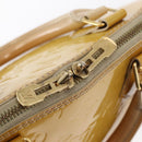 LOUIS VUITTON Monogram Vernis Alma PM Hand Bag Citrin M90101 LV Auth ep12726-18