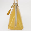 LOUIS VUITTON Monogram Vernis Alma PM Hand Bag Citrin M90101 LV Auth ep12726-3