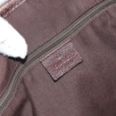 GUCCI GG Canvas Web Sherry Line Hand Bag Beige Silver 145810 Auth ep12728-18