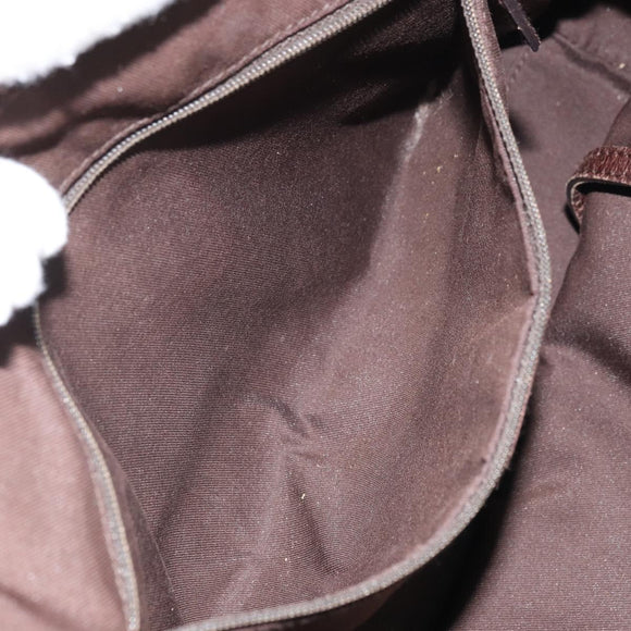 GUCCI GG Canvas Web Sherry Line Hand Bag Beige Silver 145810 Auth ep12728