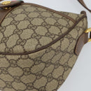 GUCCI GG Supreme Web Sherry Line Bag PVC Beige Gold 001 754 6177 Auth ep12731-14