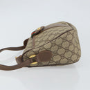 GUCCI GG Supreme Web Sherry Line Bag PVC Beige Gold 001 754 6177 Auth ep12731-4