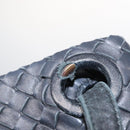 BOTTEGA VENETA INTRECCIATO Hand Bag Leather Black Auth ep12733-8