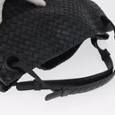 BOTTEGA VENETA INTRECCIATO Hand Bag Leather Black Auth ep12733-6