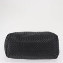 BOTTEGA VENETA INTRECCIATO Hand Bag Leather Black Auth ep12733-5