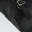 GUCCI GG Canvas Backpack Nylon Black Silver 003 0238 3754 Auth ep12735-15