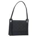 GUCCI GG Canvas Shoulder Bag Nylon Black Silver 001 3068 Auth ep12737-1