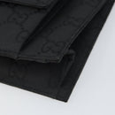 GUCCI GG Canvas Shoulder Bag Nylon Black Silver 001 3068 Auth ep12737-11