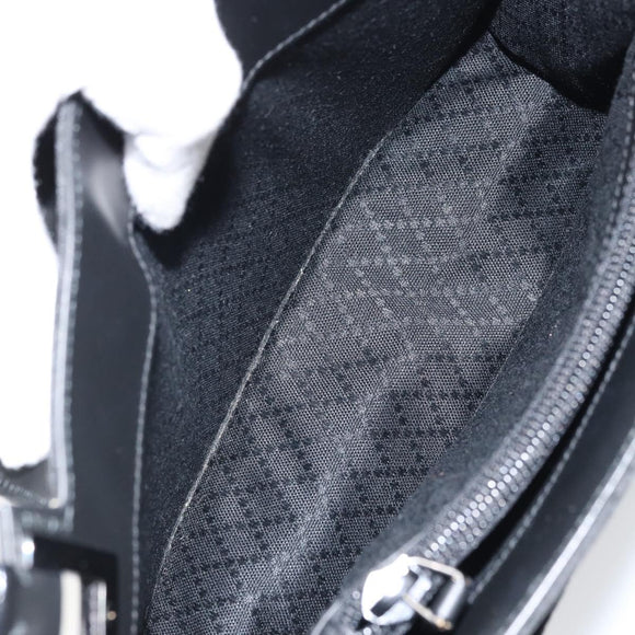 GUCCI GG Canvas Shoulder Bag Nylon Black Silver 001 3068 Auth ep12737