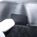 GUCCI GG Canvas Shoulder Bag Nylon Black Silver 001 3068 Auth ep12737-24