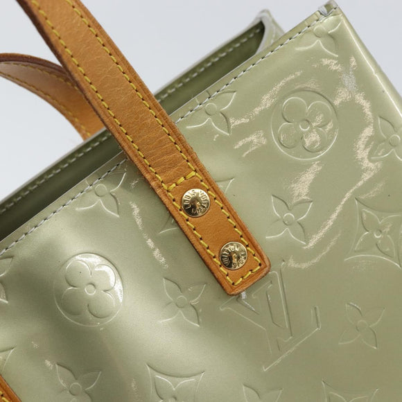 LOUIS VUITTON Monogram Vernis Reade PM Hand Bag Gris M91145 LV Auth ep12745