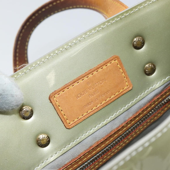 LOUIS VUITTON Monogram Vernis Reade PM Hand Bag Gris M91145 LV Auth ep12745
