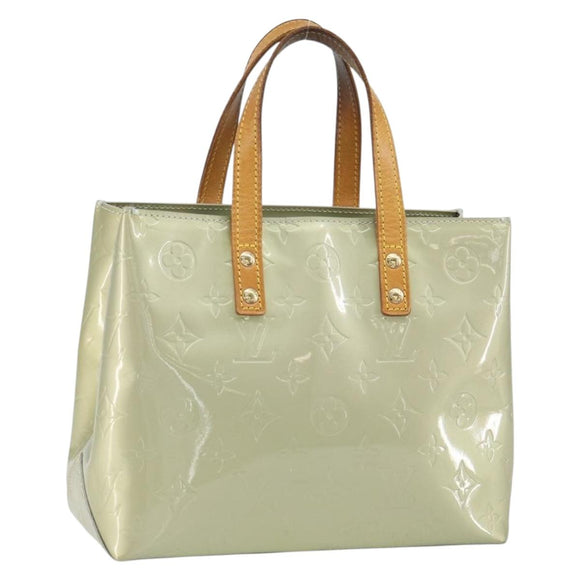 LOUIS VUITTON Monogram Vernis Reade PM Hand Bag Gris M91145 LV Auth ep12745