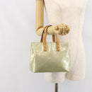 LOUIS VUITTON Monogram Vernis Reade PM Hand Bag Gris M91145 LV Auth ep12745-22