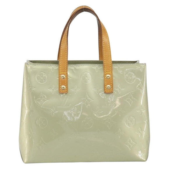 LOUIS VUITTON Monogram Vernis Reade PM Hand Bag Gris M91145 LV Auth ep12745