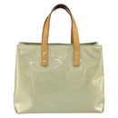 LOUIS VUITTON Monogram Vernis Reade PM Hand Bag Gris M91145 LV Auth ep12745-2