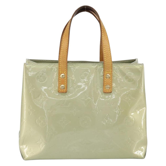 LOUIS VUITTON Monogram Vernis Reade PM Hand Bag Gris M91145 LV Auth ep12745