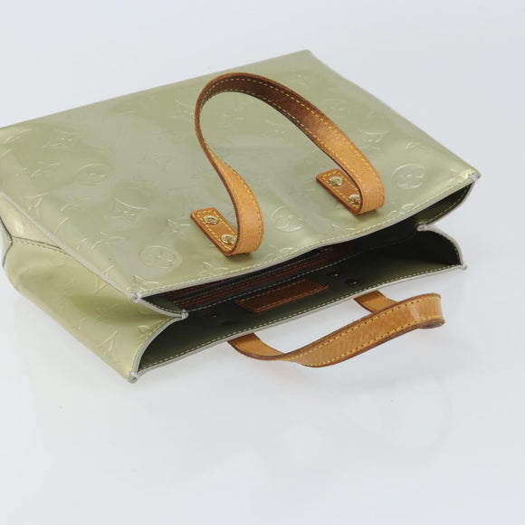 LOUIS VUITTON Monogram Vernis Reade PM Hand Bag Gris M91145 LV Auth ep12745