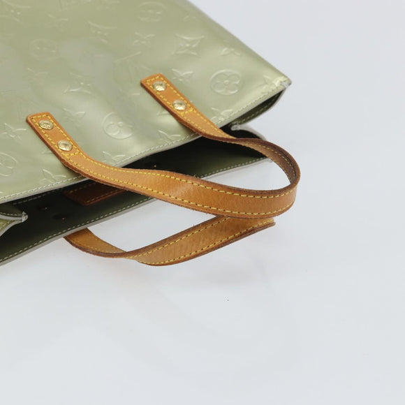 LOUIS VUITTON Monogram Vernis Reade PM Hand Bag Gris M91145 LV Auth ep12745
