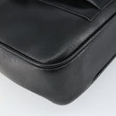 FENDI Tote Bag Leather Black Gold Auth ep12747-14