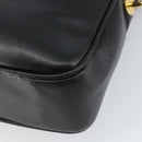 FENDI Tote Bag Leather Black Gold Auth ep12747-15