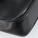 FENDI Tote Bag Leather Black Gold Auth ep12747-16