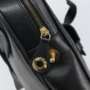 FENDI Tote Bag Leather Black Gold Auth ep12747-10