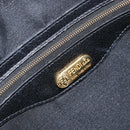 FENDI Tote Bag Leather Black Gold Auth ep12747-18