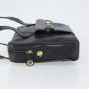 FENDI Tote Bag Leather Black Gold Auth ep12747-4