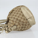GUCCI GG Canvas Hand Bag 2way Beige Gold 247902 Auth ep12749-5