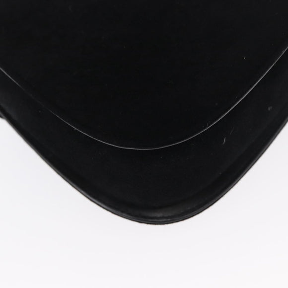 GUCCI Hand Bag Cotton Black Silver Auth ep12754