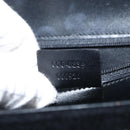 GUCCI Hand Bag Cotton Black Silver Auth ep12754-23