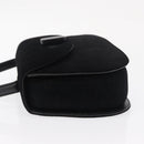 GUCCI Hand Bag Cotton Black Silver Auth ep12754-5