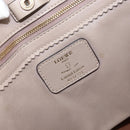 LOEWE Tote Bag Leather Gray Gold Auth ep12755-18