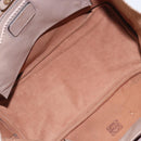 LOEWE Tote Bag Leather Gray Gold Auth ep12755-10