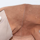 LOEWE Tote Bag Leather Gray Gold Auth ep12755-20