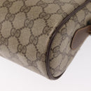 GUCCI GG Supreme Web Sherry Line Bag PVC Beige Gold 56 02 088 Auth ep12756-17